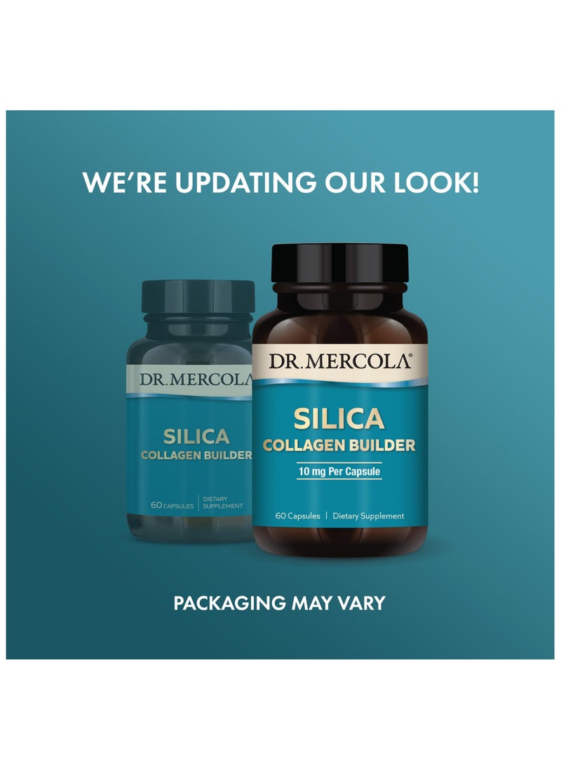 Dr. Mercola Silica collagen builder 10 mg per capsule 60 capsules | dietary supplement  - Image 2
