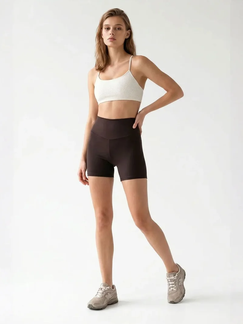 ميكسراي MIXRAY High-Waist Skinny Cycling Shorts