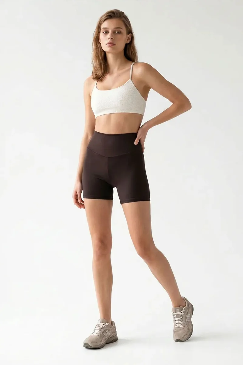 Mixray MIXRAY High-Waist Skinny Cycling Shorts
