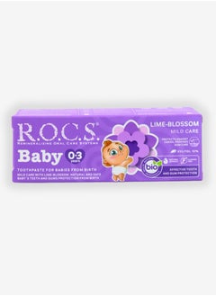 R.O.C.S Toothpaste R.O.C.S.® Baby with lime-blossom 0-3 Years 45 Grams  - Image 4