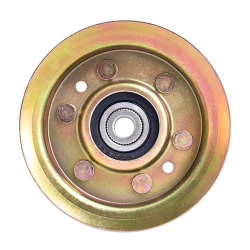 Parts Camp 532173438 Flat Idler Pulley for Husqvarna/AYP/Craftsman 104360X 131494 173438 532173438 John Deere AM103287 AM103480 AM108923 AM37321 Stens 280-623 Mower Pulley for 42" Decks - Image 4