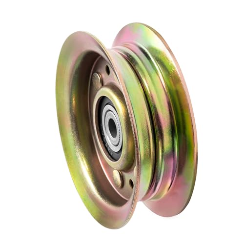 Parts Camp 532173438 Flat Idler Pulley for Husqvarna/AYP/Craftsman 104360X 131494 173438 532173438 John Deere AM103287 AM103480 AM108923 AM37321 Stens 280-623 Mower Pulley for 42" Decks - Image 5