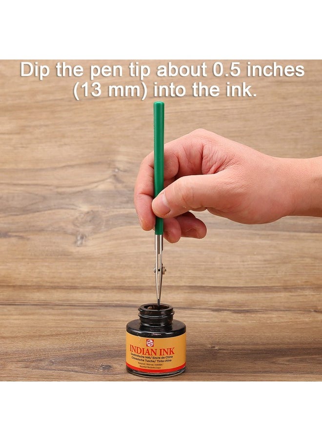 Looneng - Ruling Pen For Masking Fluid, Perfect Fine Line Drawing, Technical Cartography And Calligraphy, Suitable Use With Drawing Ink, Indian Ink Gouache - Image 1