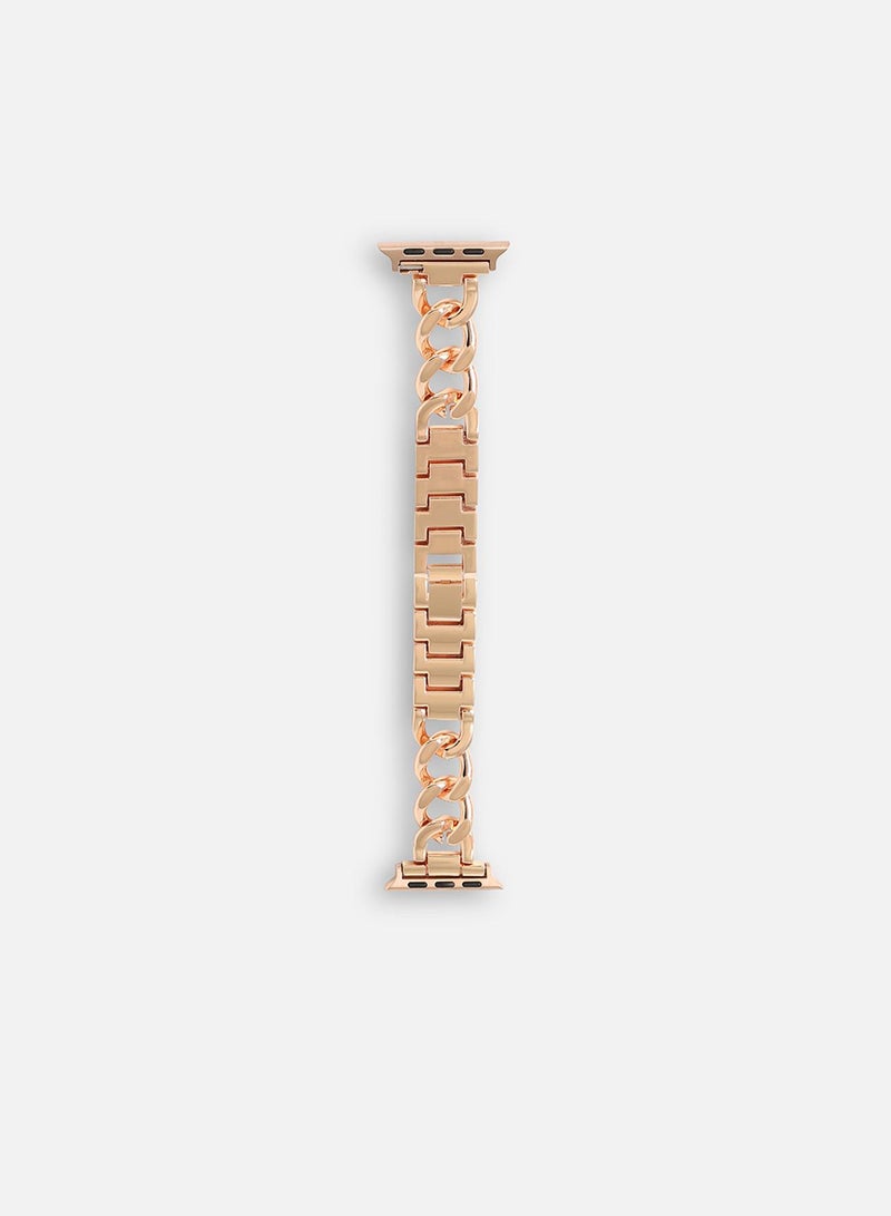 Haute Sauce Solid Stainless Steel Apple Watch Strap For Women | 42mm/44mm/45mm - Image 4
