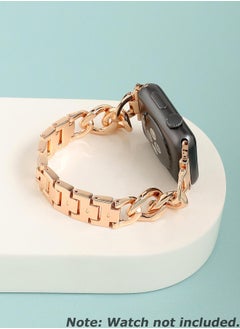 Haute Sauce Solid Stainless Steel Apple Watch Strap For Women | 42mm/44mm/45mm  - Image 3