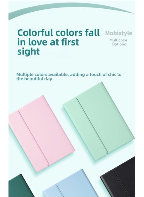 For IPad For Apple Wonderful Pro Tablet Magnetic Separate Protective Shell With Card Slot Bluetooth Keyboard Leather Case-Color:Separate Protective Shell [color Note]]-Applicable Model:iPad Pro4/5/6 [12.9-inch]]