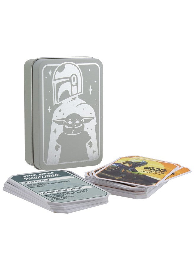 Paladone The Mandalorian Trivia Quiz with 100 Questions, Officially Licensed Star Wars Merchandise - Image 1