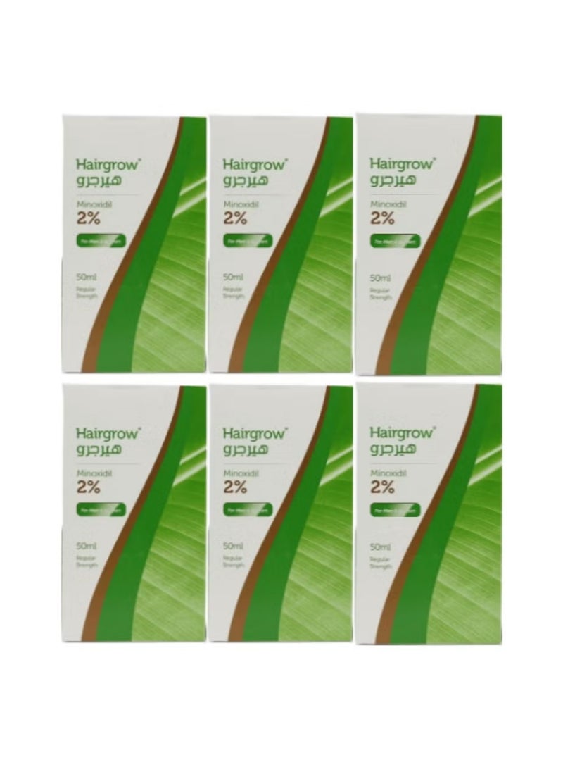 Dar Al Dawa Hair Grow 2 Minoxidil 50 ml 6PCS 