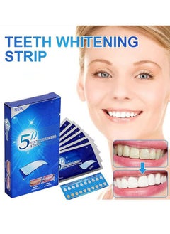 5D White Teeth Whitening Strips Oral Hygiene Care Strip for false Teeth Dental Bleaching System Gel, Dental Whitening Strips, Teeth Whitening Strips Kit, for Coffee Soda Drinkers & Yellow Stains, 7 Sets - pzsku/Z2CE6147BD161D47C7AEAZ/45/_/1730344524/3d29758a-0190-446e-bdbb-6e7491877db9