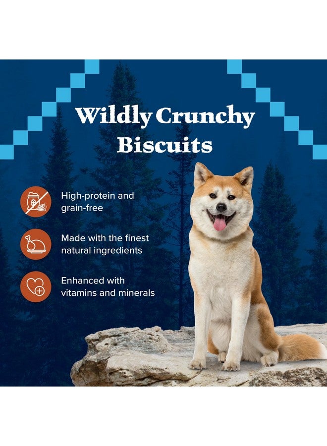 بلو بافلو بسكويت الكلاب المقرمش من Wilderness Trail Treats، حلوى الكلاب الخالية من الحبوب والغنية بالبروتين، وصفة الديك الرومي، علبة سعة 36 أونصة - Image 5