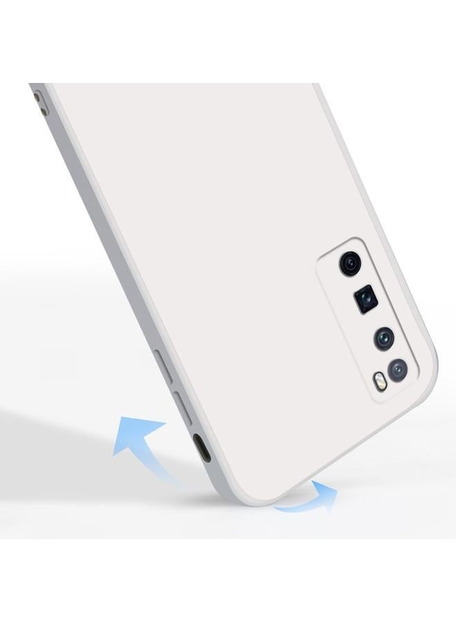 Case For Huawei nova 7 Pro 5G – Solid Color Imitation Liquid Silicone Straight Edge Drop-proof Full Coverage Protective Case - Image 2