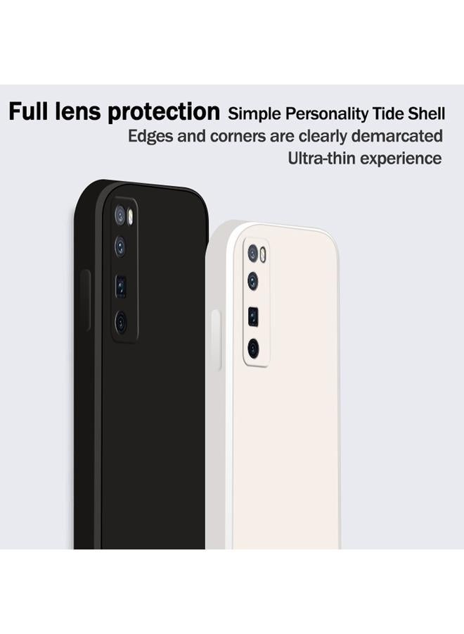 Case For Huawei nova 7 Pro 5G – Solid Color Imitation Liquid Silicone Straight Edge Drop-proof Full Coverage Protective Case - Image 4