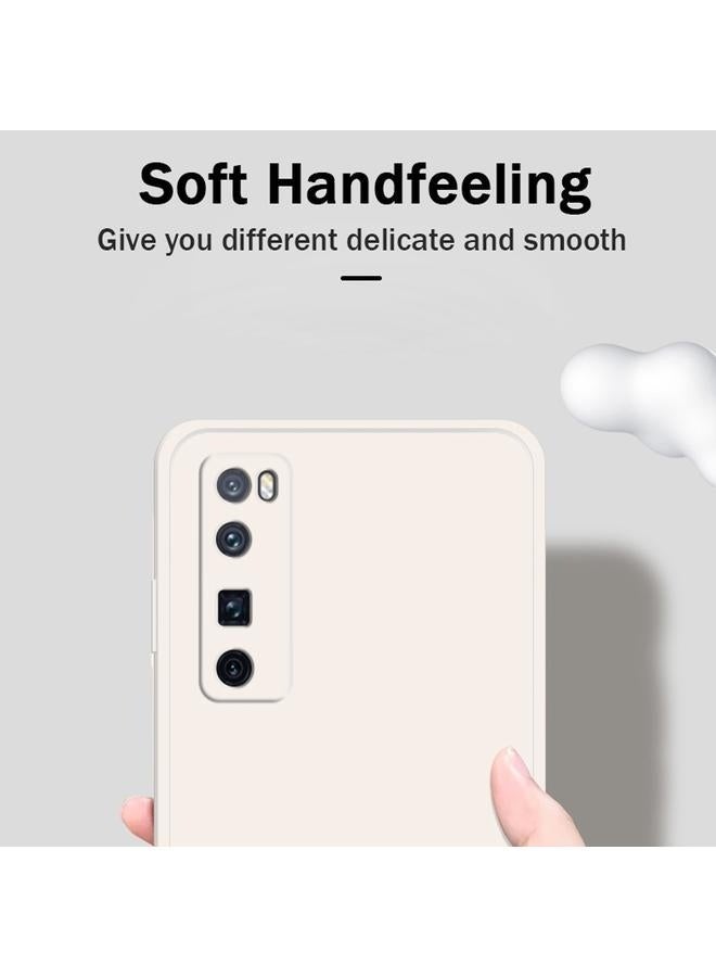 Case For Huawei nova 7 Pro 5G – Solid Color Imitation Liquid Silicone Straight Edge Drop-proof Full Coverage Protective Case - Image 5