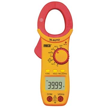 MECO ELEVERDE MECO 36 - AUTO 3¾ Digit / 4000 Count 600 A DC/AC Auto ranging Digital Clamp meter - Image 4