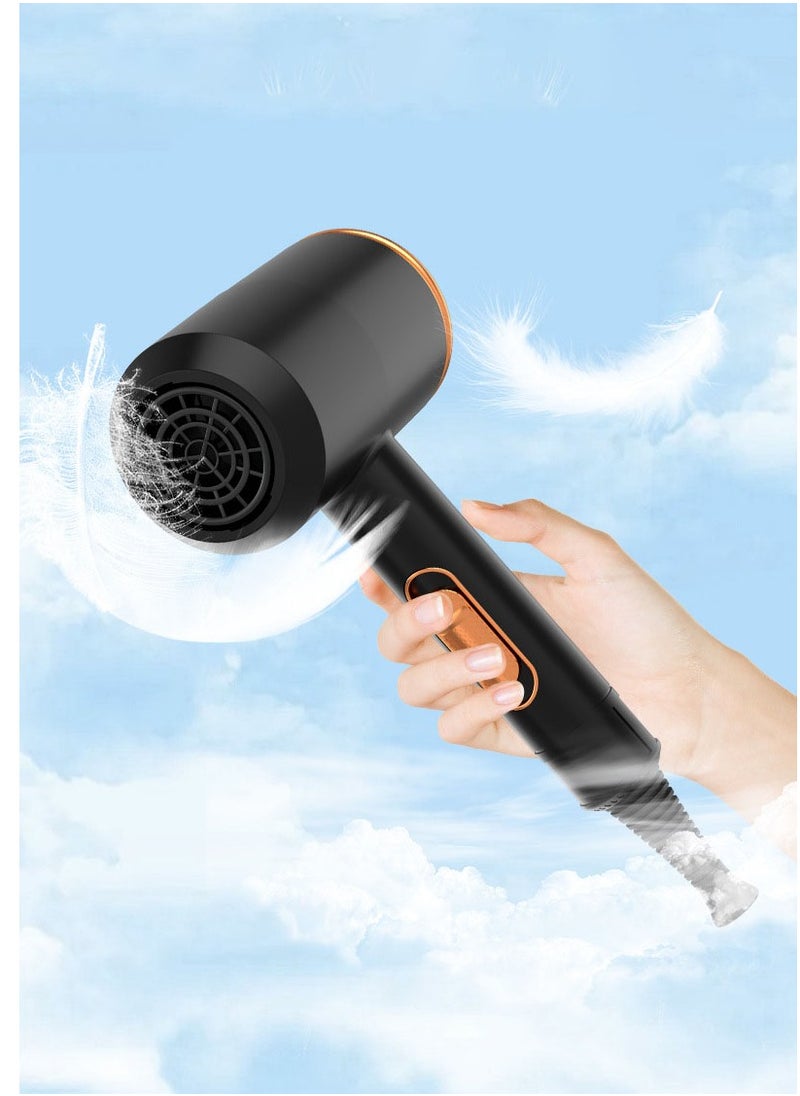 2000W Hair Dryer,Household High Power Negative Ion Hair Dryer,Hot and Cold Air Conversion,3 Wind Speed Adjustment,3 Nozzles