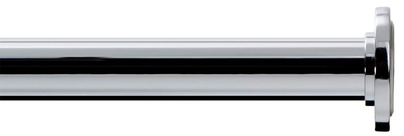 Ivilon Tension Curtain Rod - Spring Tension Rod for Windows or Shower, 54 to 90 Inch. Chrome - Image 3