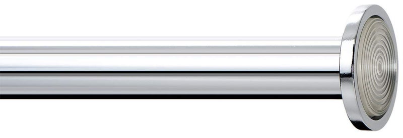 Ivilon Tension Curtain Rod - Spring Tension Rod for Windows or Shower, 54 to 90 Inch. Chrome - Image 4