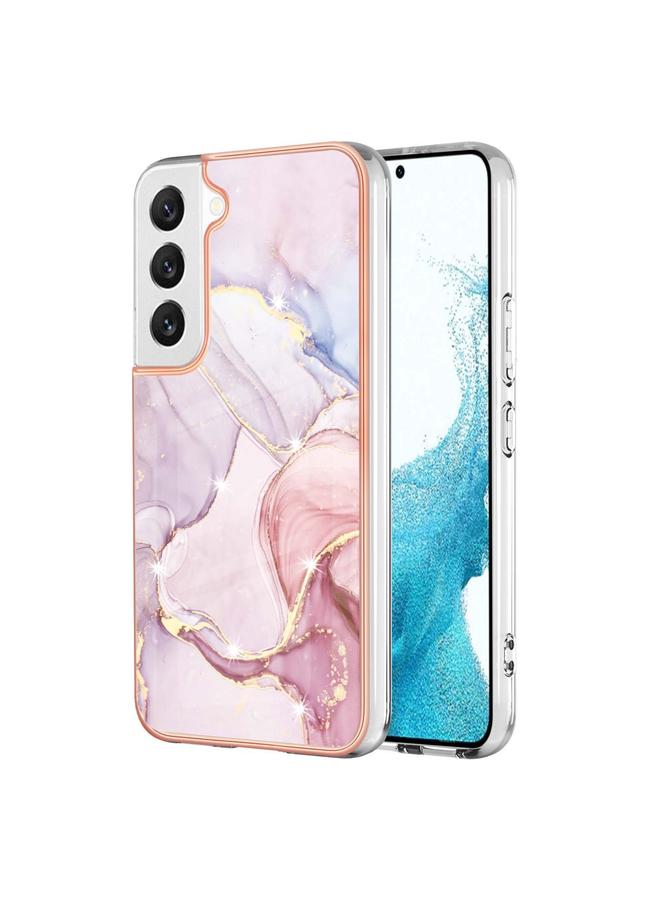 S-TOP Case For Samsung Galaxy S22+ 5G Electroplating Marble IMD TPU Phone Case - Image 1