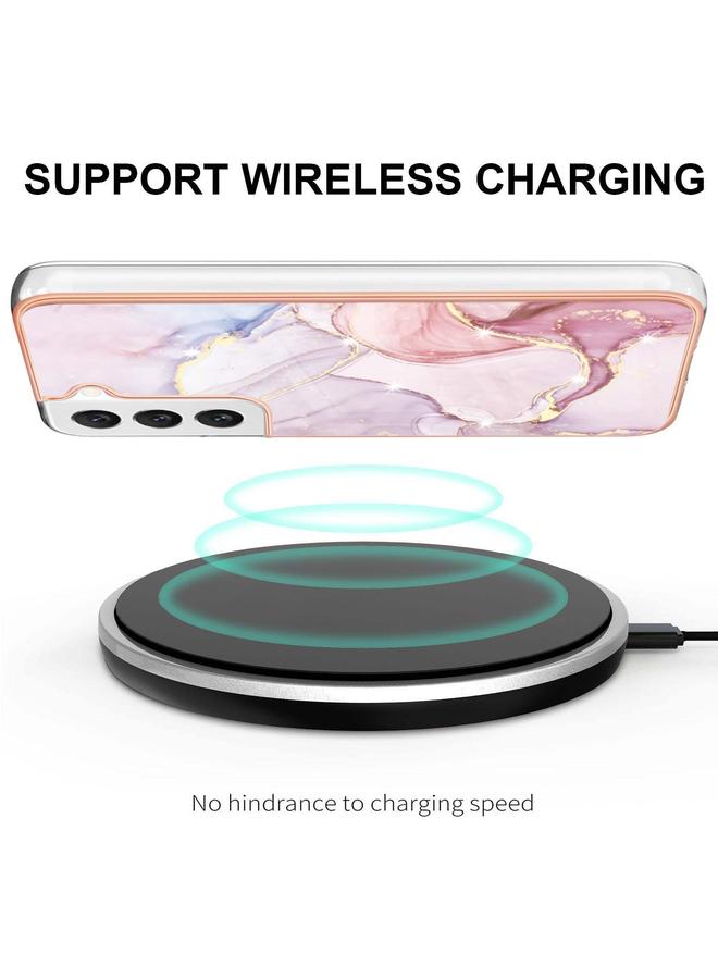 S-TOP Case For Samsung Galaxy S22+ 5G Electroplating Marble IMD TPU Phone Case - Image 3