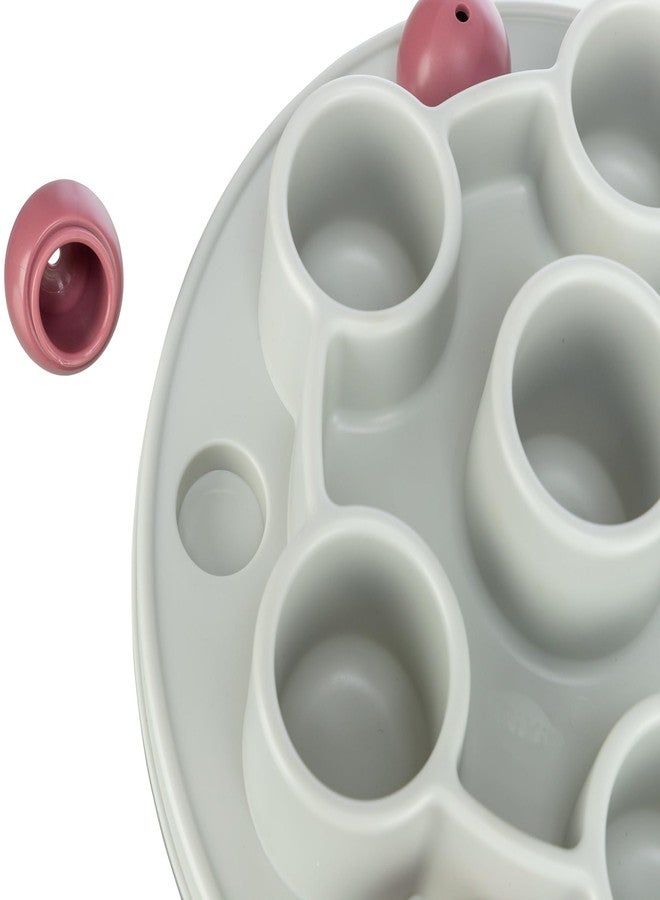 تريكسي لعبة تريكسي التفاعلية للقطط - لعبة استراتيجية خماسية الأضلاع - لعبة تفاعلية للقطط المنزلية بمستويين من التحدي - لعبة ألغاز تغذية بطيئة مع حجيرات للمكافآت - 11 بوصة، قطر 28 سم - Image 5