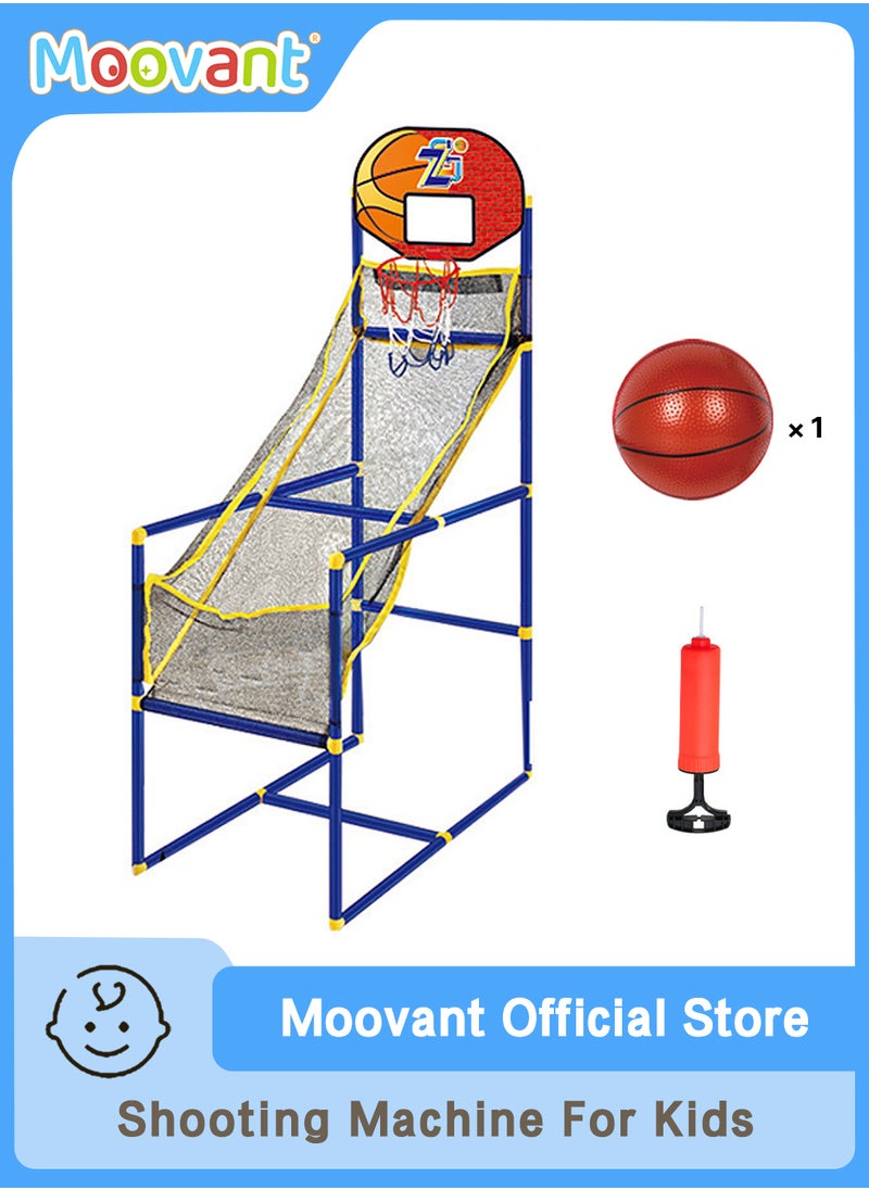 Basketball Game Set, with 1.49m Hoop, 1 Ball and 1 Air Pump, Basketball Game Training System for Children, Indoor Outdoor Arcade Sports Toys for Parent-Child Interaction, 45*88*149 cm - pzsku/Z2CE6A21F8A57E66E040EZ/45/_/1718849654/b8f48542-0fa3-4828-a69b-4e616a18d174