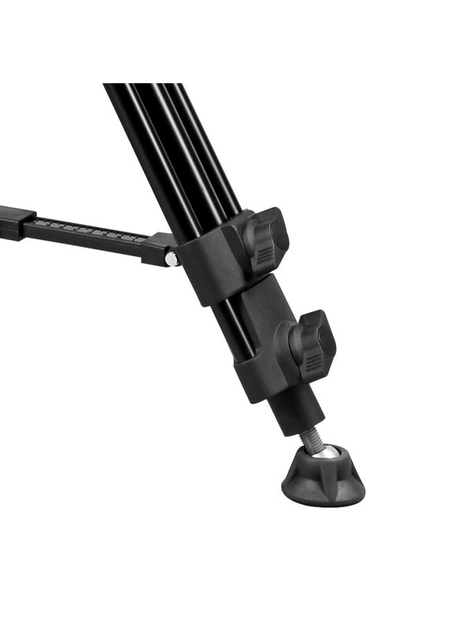 Weifeng Wf-727a Aluminum Alloy Tripod 1.8m Professional Camera Dv Tripod 717 Upgraded Version With Hydraulic Damping Pan/tilt For Concerts, Weddings, Live Broadcasting Floor Stand - Image 4