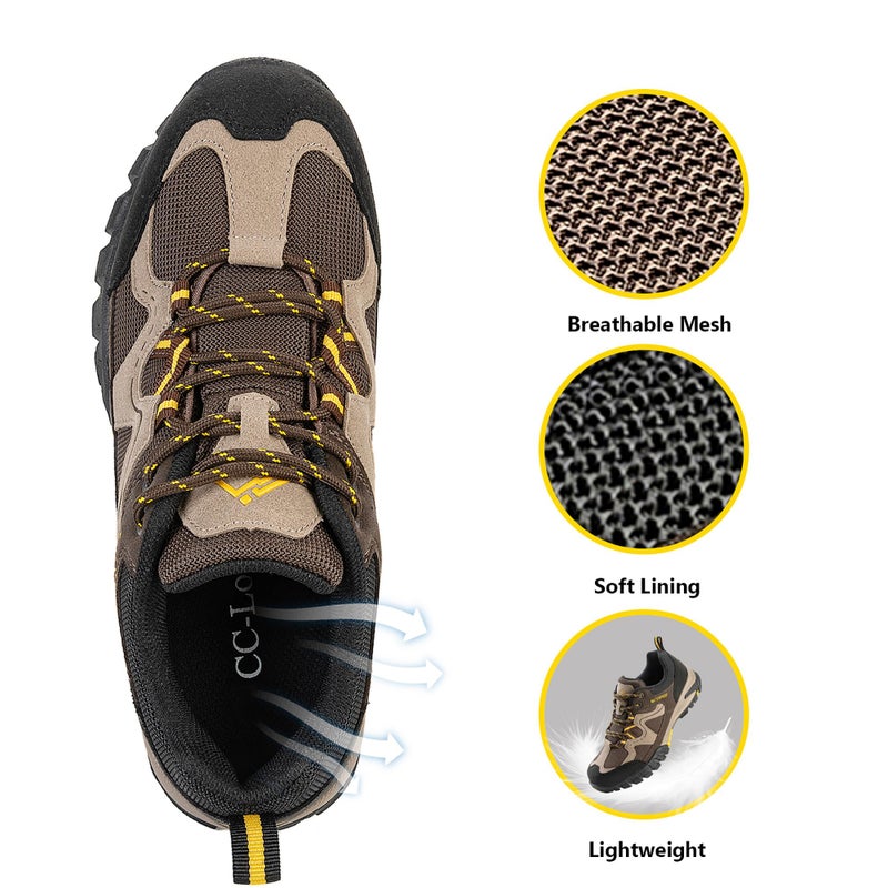CC-Los Women's Lightweight Waterproof Hiking Shoes for Walking, Outdoor & Climbing Dark Brown Size 6.5 - Image 4