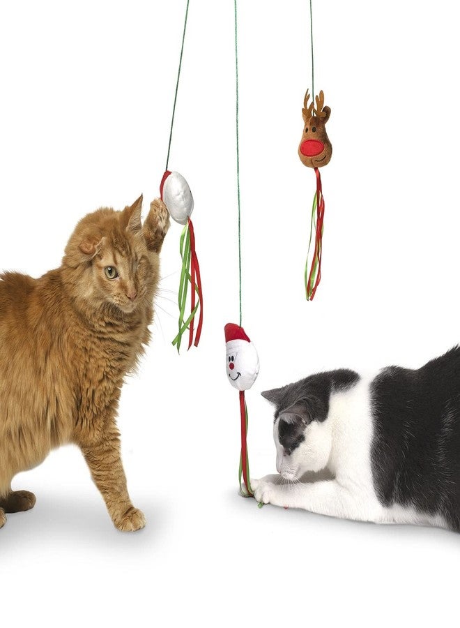 Midlee Christmas Cat Wand with Ribbon - 3 Pack - Image 5