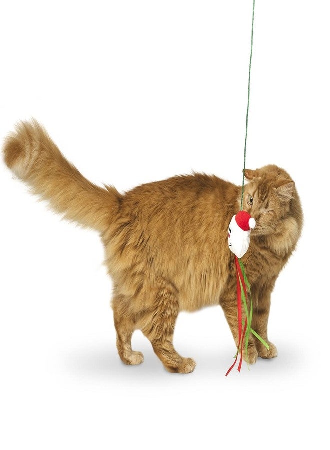 Midlee Christmas Cat Wand with Ribbon - 3 Pack - Image 1