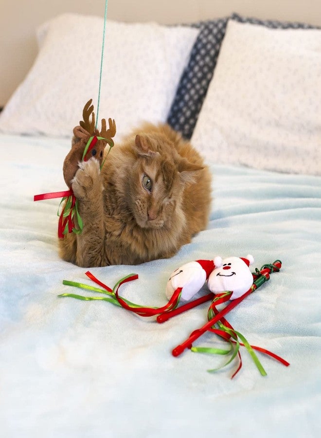 Midlee Christmas Cat Wand with Ribbon - 3 Pack - Image 4