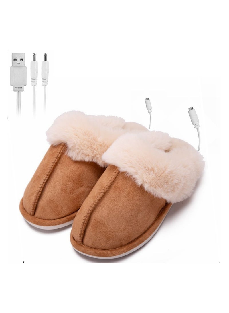 general Foot Warmer Office Electric Massage Foot Warmer Insoles Hand Warmer USB Slippers Electric Warm Shoes - Image 1