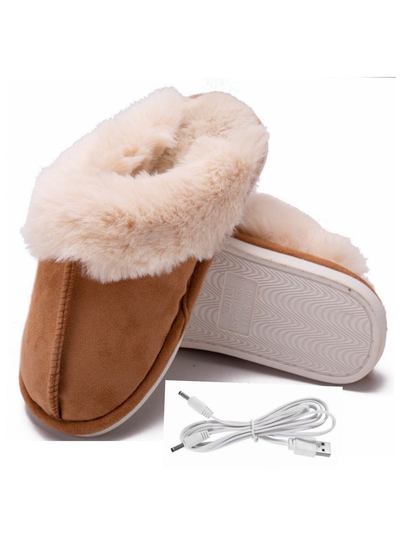 general Foot Warmer Office Electric Massage Foot Warmer Insoles Hand Warmer USB Slippers Electric Warm Shoes - Image 2