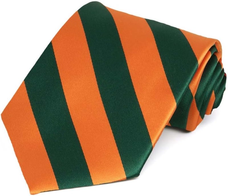 tiemart Men's Striped Tie Standard Length - Image 1