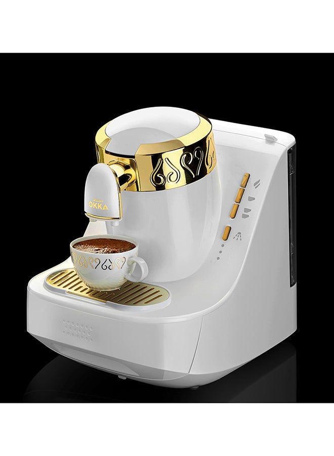 أرزوم ماكينة صنع القهوة التركية 1 L 710 W OK008 أبيض/ذهبي - Image 3