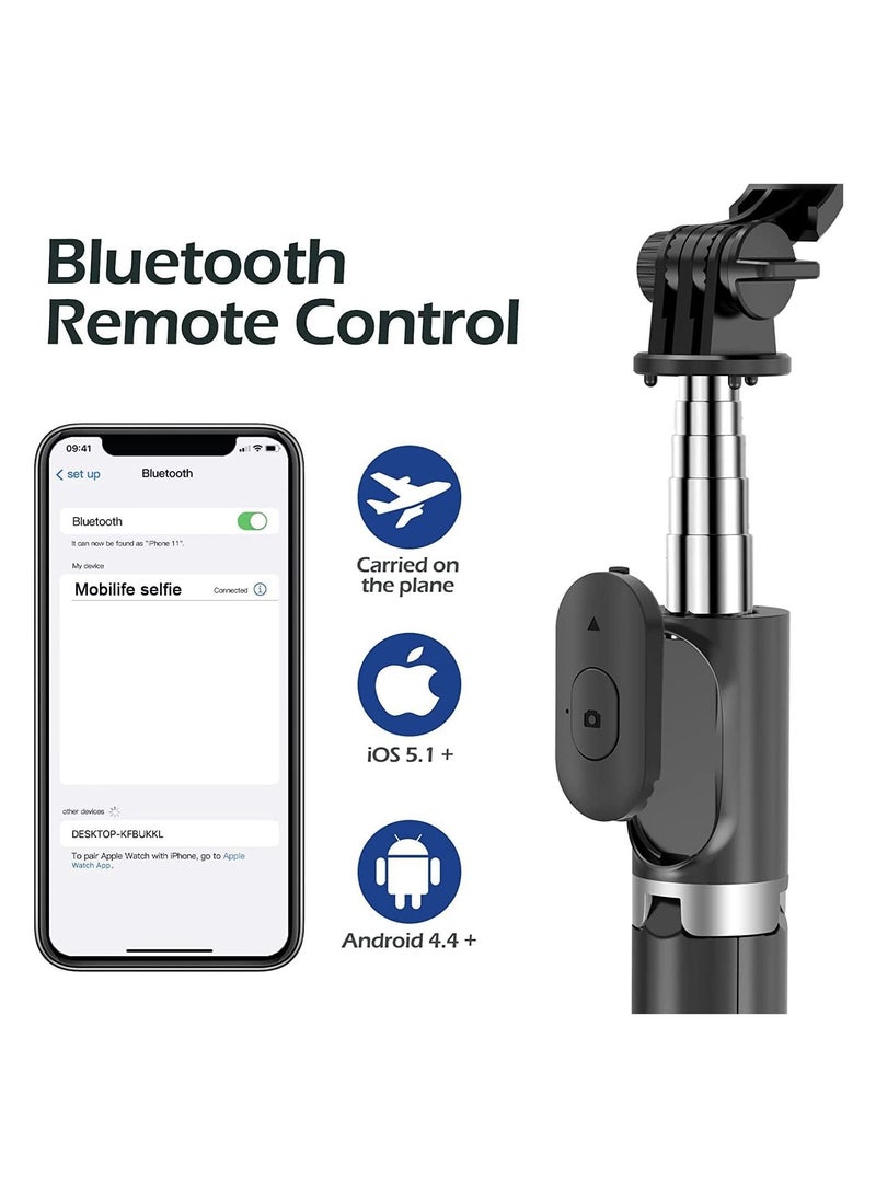 ELTRAZONE - L08 Selfie Tripod Stick Stand For iPhone And Smart Andriod Mobile - Image 1