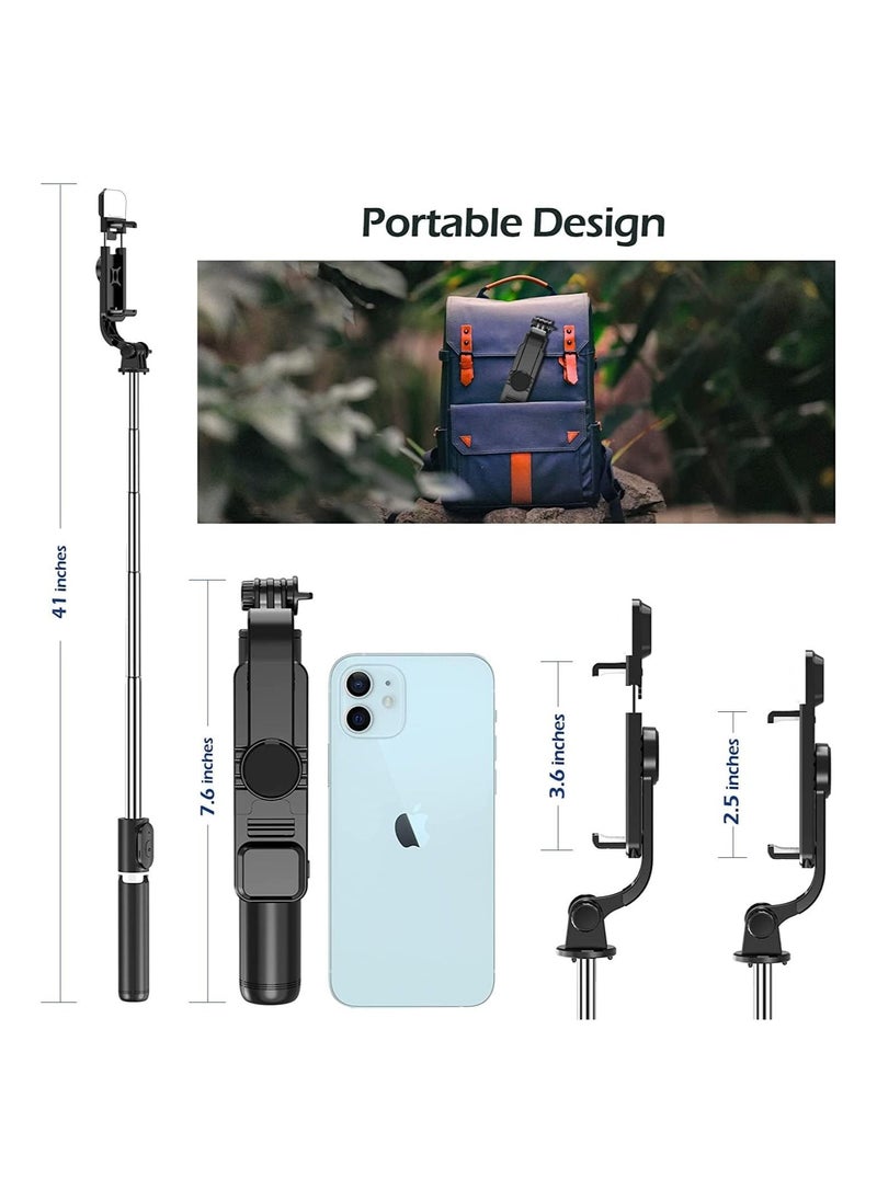ELTRAZONE - L08 Selfie Tripod Stick Stand For iPhone And Smart Andriod Mobile - Image 1