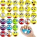 Zddaoole 30 Pcs Face Stress Balls25 Inch Funny Face Squeeze BallsEmotion Squeeze Foam BallsFoam Soft PU Balls for Hand Wrist Stress Reliefs Finger Exercise - Image 3