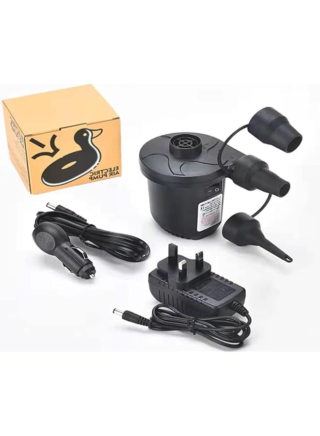 NOAEOU Electric Air Pump For Inflatables Air Mattress Pump Air Quick Electric Air Pump Perfect Inflator/Deflator Pumps For Outdoor Camping Inflatable Cushions Air Mattress Beds Boats Swimming Ring - Image 1