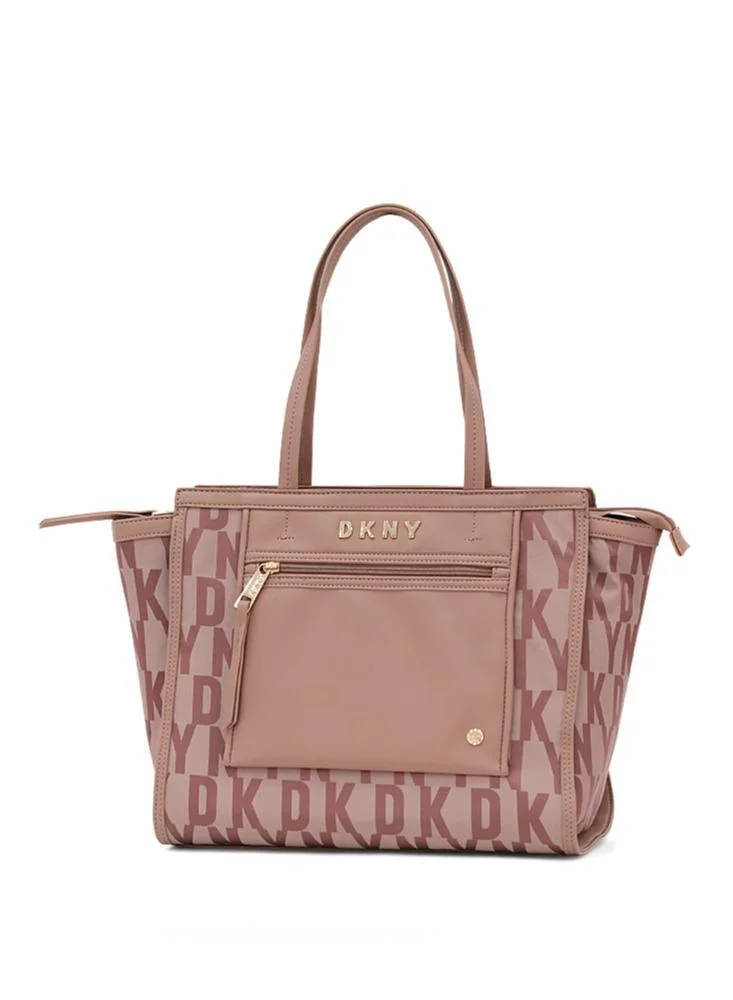 DKNY ICONIC women's handbag & shoulder bags women shoulder tote bags top handle satchel color BLUSH