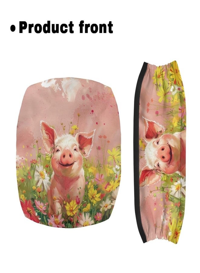 طقم غطاء مقعد ومسند ظهر لجهاز المشي ذي العجلات من LVEWYB Pig، مُصمم خصيصًا لكبار السن، ويُوفر راحة فائقة أثناء المشي، كما أنه مُناسب للسيدات. - Image 2