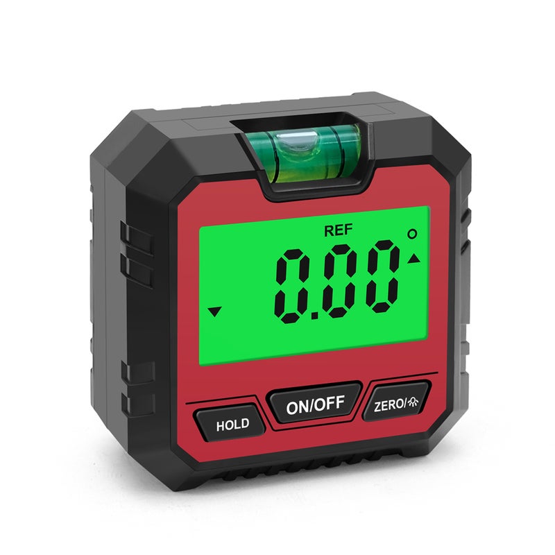 Magnetic Digital Angle Meter Absolute and Relative Measurement Angle and Slope Conversion Inclinometer LCD Display with Backlight Versatile Clinometer - Image 1