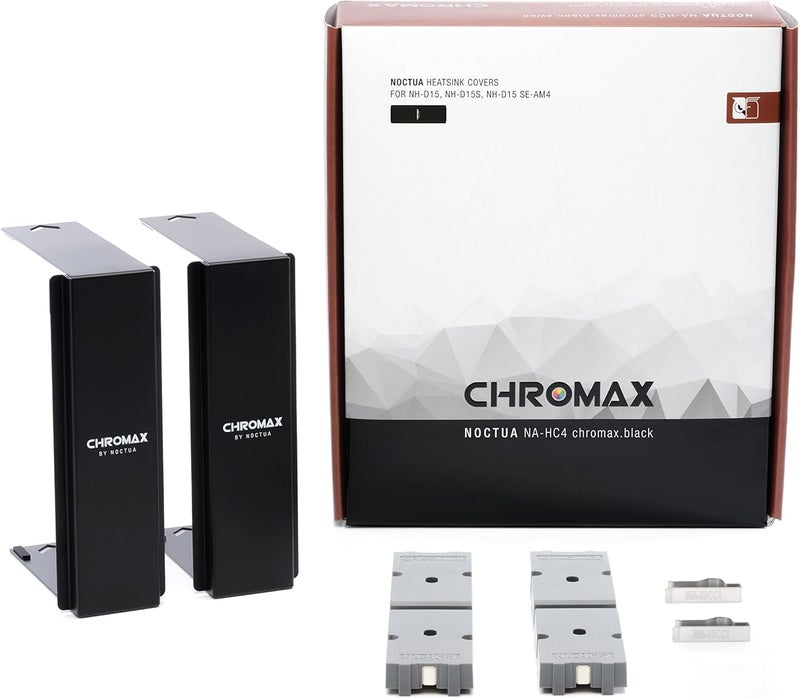NOCTUA Noctua NHD15 CPU Cooler with NAHC4 chromaxBlack Heatsink Covers  - Image 5