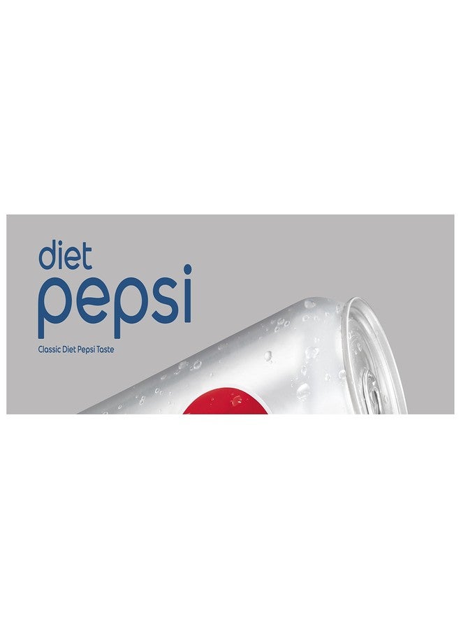Pepsi Diet Pepsi Cola Soda, Classic Taste, Each 300mL X 12 Cans Pack, Carbonated Soft Drink (UAE) From DECADENT FOODS - Image 4