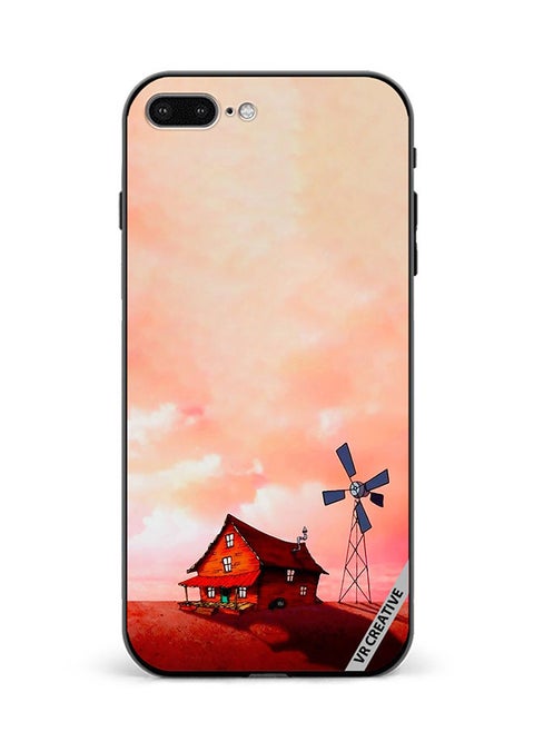 Protective Case Cover For Apple iPhone 7 Plus/8 Plus House Design Multicolour