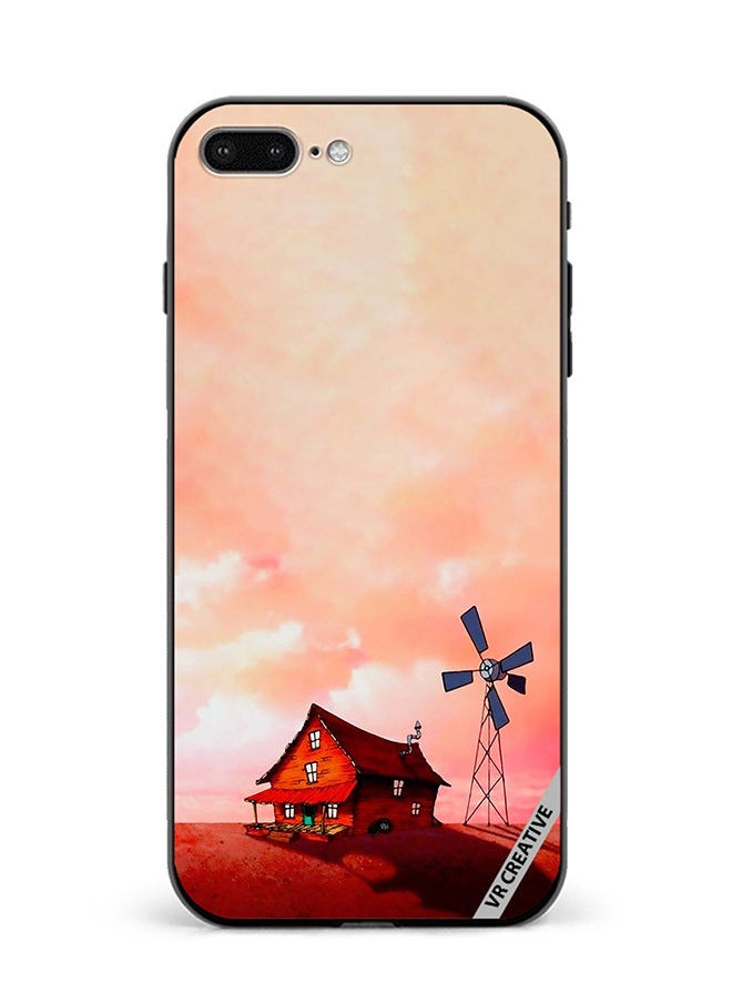 Protective Case Cover For Apple iPhone 7 Plus/8 Plus House Design Multicolour
