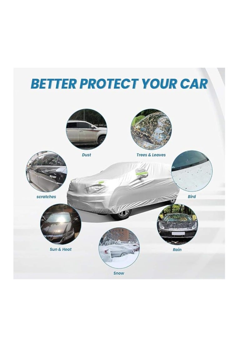 Cool Baby Car Cover SUV Car Covers for Automobiles All Weather Season UV Protection Waterproof Full Car Cover 540 * 200 * 180CM - Image 4