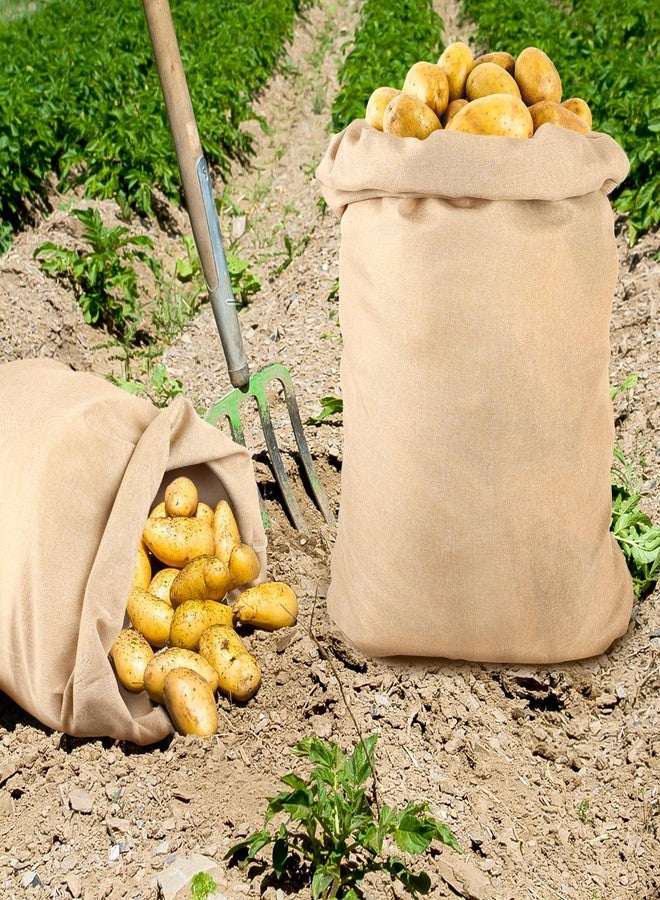 warmfarm Extra Thicken Potato Sack Race Bags,23.6"x39.3" Outdoor Lawn Games for Adults and Kids,Reusable Large Gunny Sacks Burlap Bags 6Pcs - Image 5