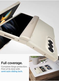 Spigen Slim Armor Pro [Hinge Coverage] for Samsung Galaxy Z Fold 4 Case Cover - Pearled Ivory  - Image 3