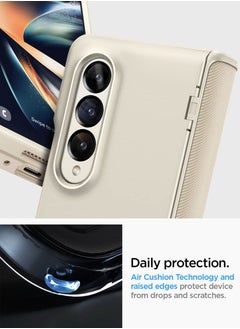 Spigen Slim Armor Pro [Hinge Coverage] for Samsung Galaxy Z Fold 4 Case Cover - Pearled Ivory  - Image 4