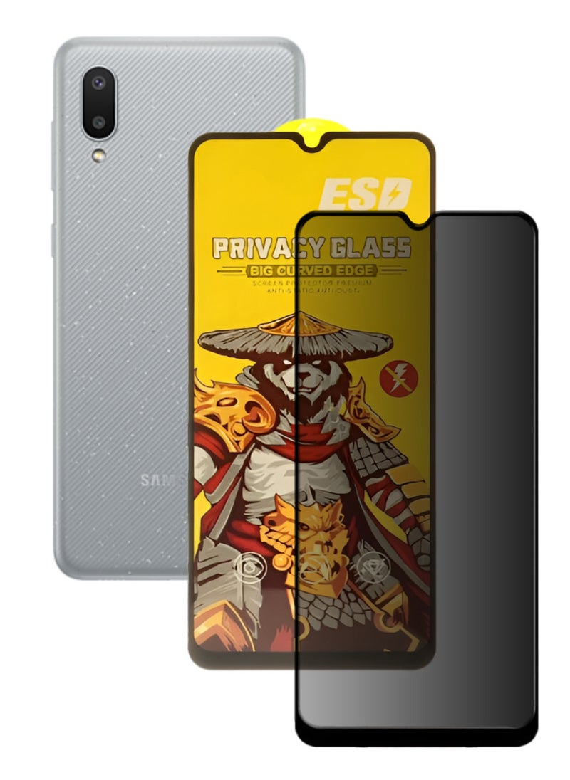 ESD Tempered Dustproof Glass Screen Protector Compatible For Samsung Galaxy A02 - Image 1